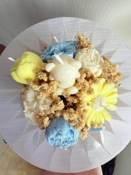 Teddy Bloom Candle Flower