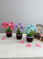 Mini Daisy Pot Chenille Wire