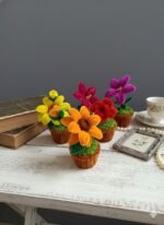 Single Flower Pot Chenille wire