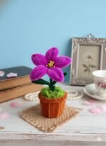 Single Flower Pot Chenille wire